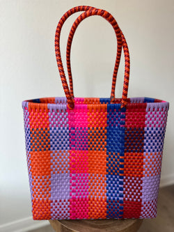 Multicolor Woven Tote