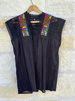 Black Blusa Delicada- XL