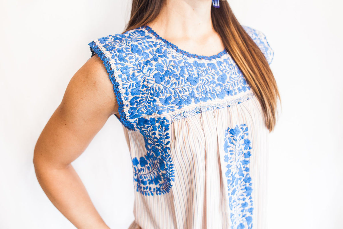 Embroidered dress from Oaxaca