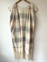 Cream and Gray Juana Duster