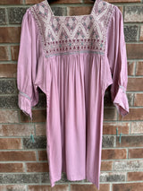 Light Pink and Cream San Andres Tunic