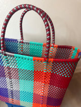 Multicolor Woven Tote