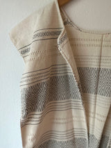 Cream and Gray Juana Duster