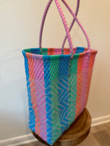 Multicolor Woven Tote