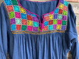 Navy Rococo Blouse
