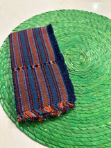Woven Napkins from Oaxaca- Navy and Orange