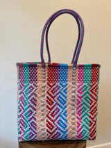 Multicolor Woven Tote