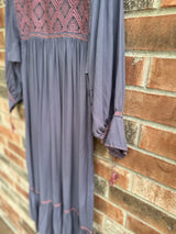 Gray and Mauve San Andres Dress