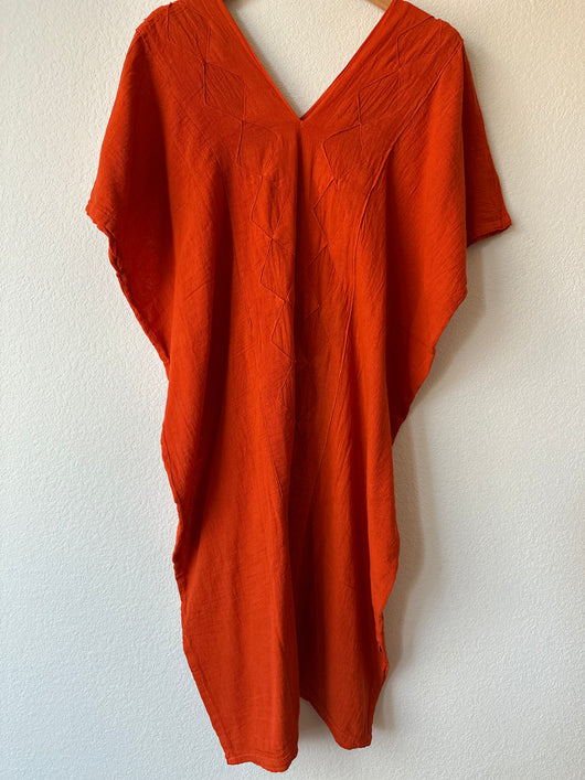 Orange Vestido del Mar