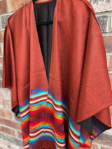 Burnt Orange Southwestern Rebozo