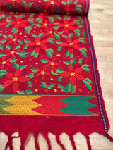 Red Poinsettia Runner