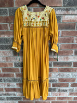 Marigold and Cream San Andres Dress