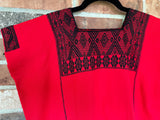 Black and Red San Andres Huipil