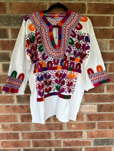 Multicolor Blusa de Maíz- XL