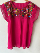 Magenta Blusa Españolita