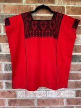 Black and Red San Andres Huipil
