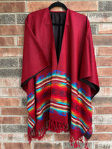 Red Southwestern Rebozo