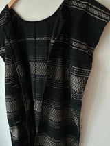 Black with Cream Juana Duster