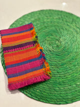 Woven Napkins from Oaxaca- Bright Multicolor