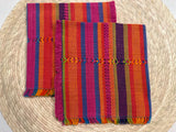 Woven Napkins from Oaxaca- Bright Multicolor