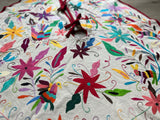 Multicolor and White Otomí Tree Skirt