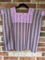 Army Green and Lavender San Andres Huipil