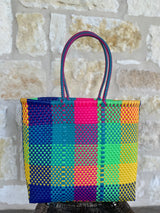 Multicolor Woven Tote