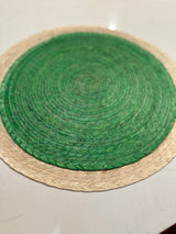 16” Round Palm Leaf Placemats- Natural
