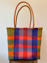 Multicolor Woven Tote