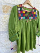 Green Rococo Blouse