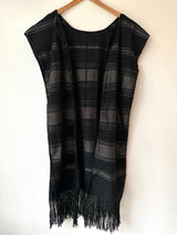 Black with Cream Juana Duster