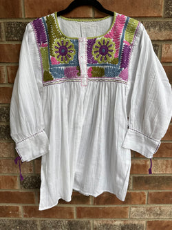 Multicolor Vine Tunic