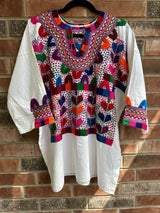 Multicolor Blusa de Maíz- XL/XXL