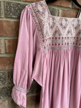 Light Pink and Cream San Andres Tunic