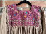 Tan and Mauve San Andres Tunic