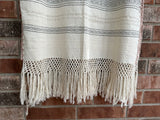 Cream, Black and Beige Telar Dress