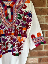Multicolor Blusa de Maíz- XL