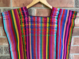 Multicolor Huipil con Nudo