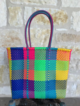 Multicolor Woven Tote