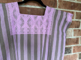 Army Green and Lavender San Andres Huipil