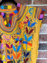 Marigold Short Sleeve Multicolor Blusa de Maíz