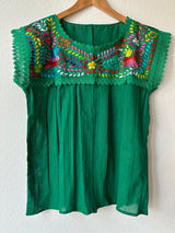 Emerald Green Blusa Españolita