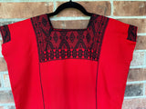 Black and Red San Andres Huipil