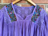 Light Purple Blusa Delicada with Sleeves