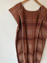 Burnt Orange with Crimson and Beige Juana Duster