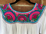 White Floral Tia Top