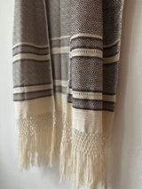 Cream and Brown Juana Duster