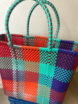 Multicolor Woven Tote