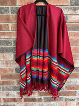 Red Southwestern Rebozo