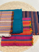 Woven Napkins from Oaxaca- Bright Multicolor